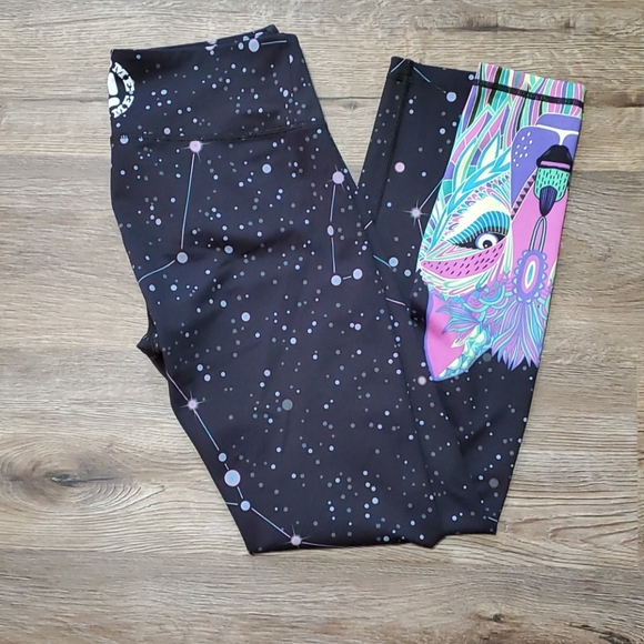 Feed Me Fight Me Pants - Feed Me Fight Me Half Wolf leggings